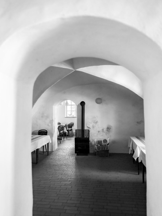 "Natürliches Licht erhellt die Klosterräume."