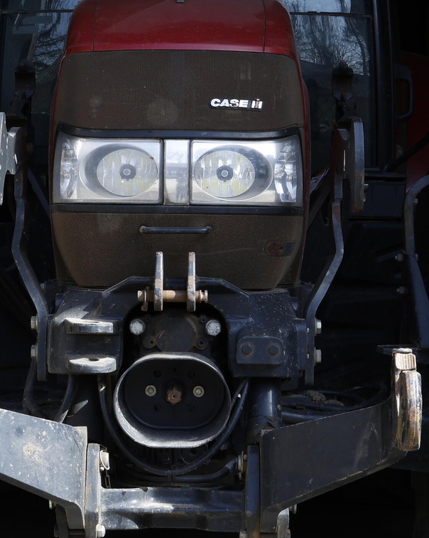 Ein Traktor mit Augen