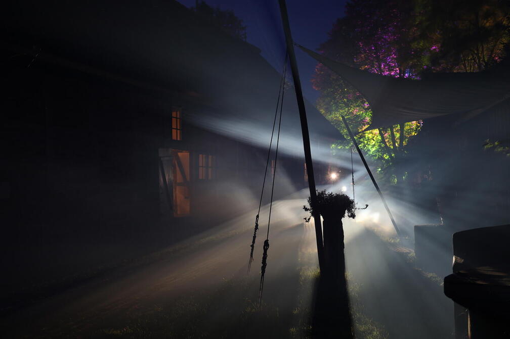 Lichtinstallationen im Rundlingsmuseum
